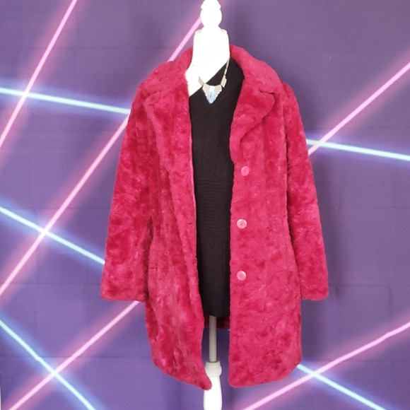 ⚡Contempo⚡Vintage 90s FULLY REVERSABLE Coat - Picture 2 of 8